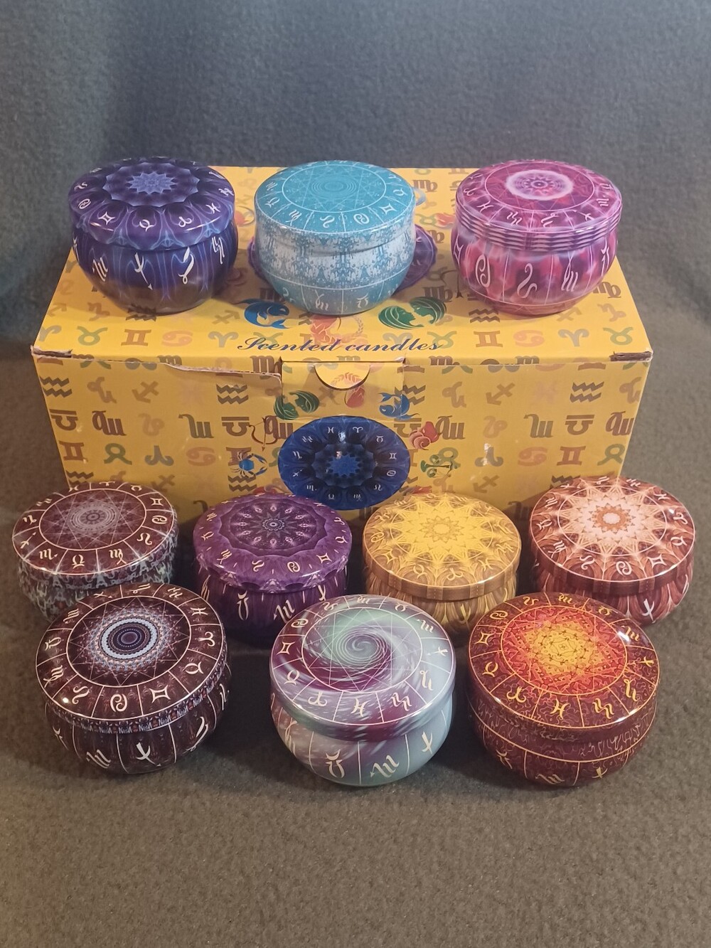 Zodiac Theme Candle Set Of 10